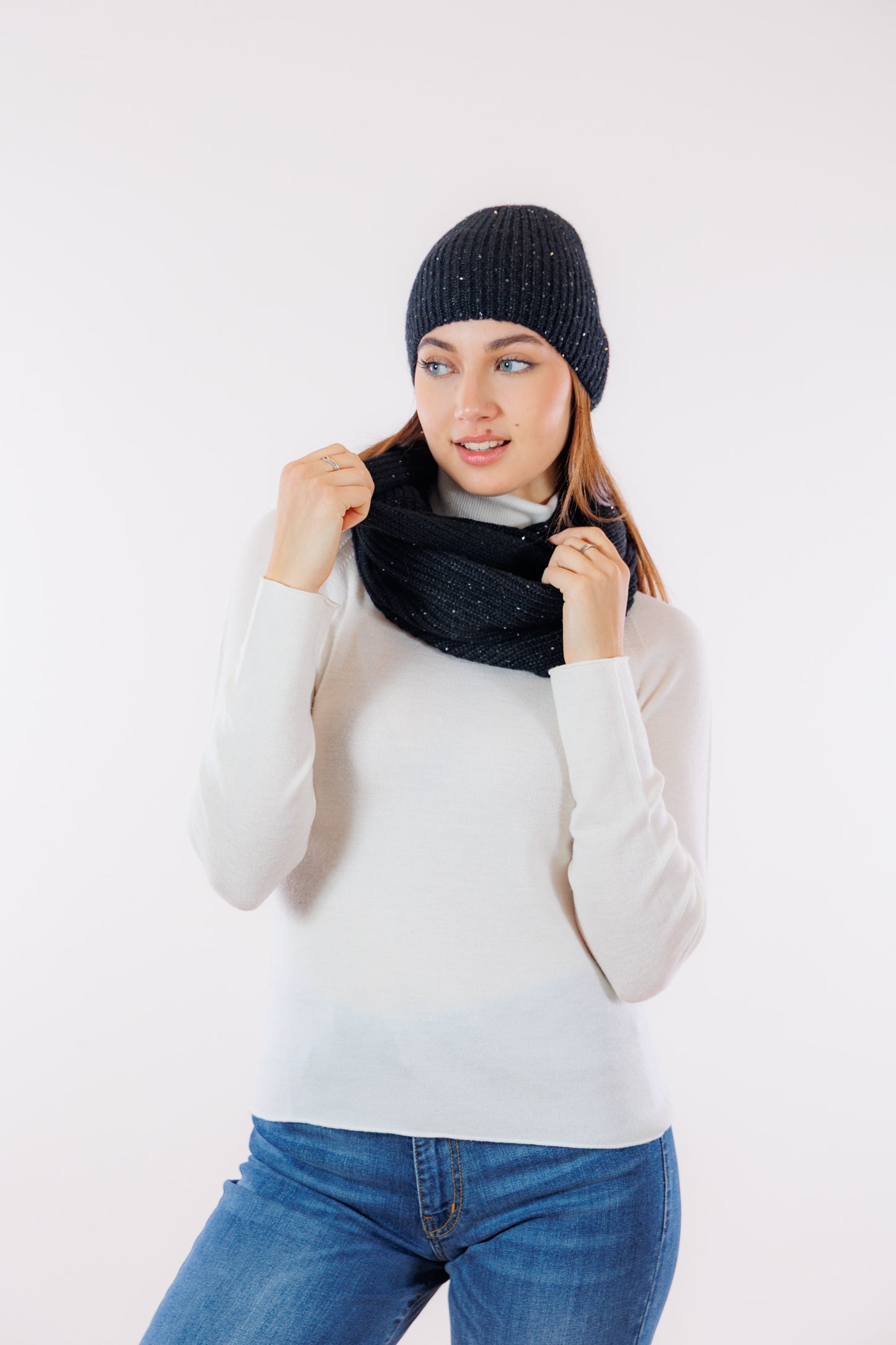 Scaldacollo micro paillettes