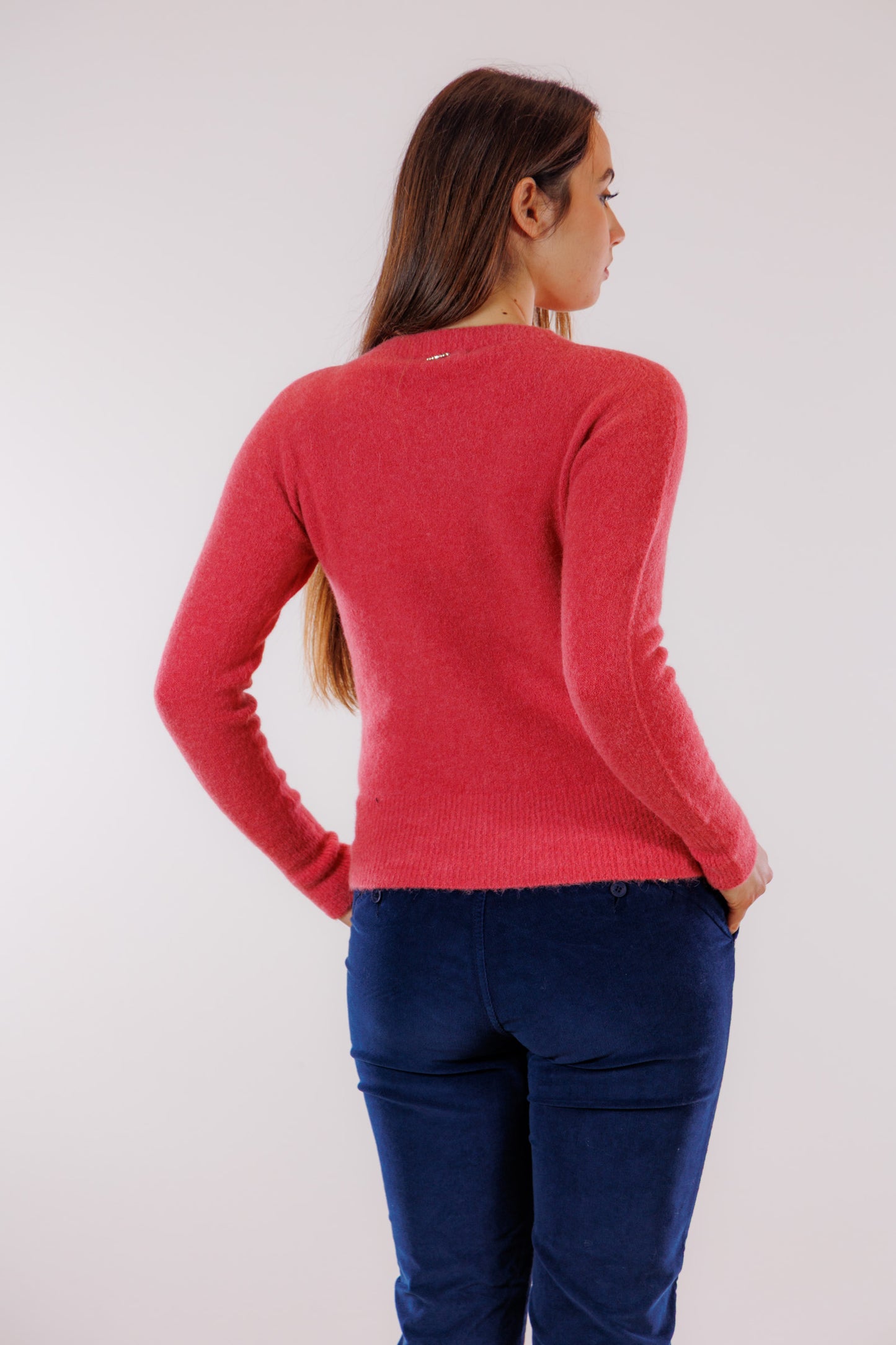 Maglia girocollo alpaca