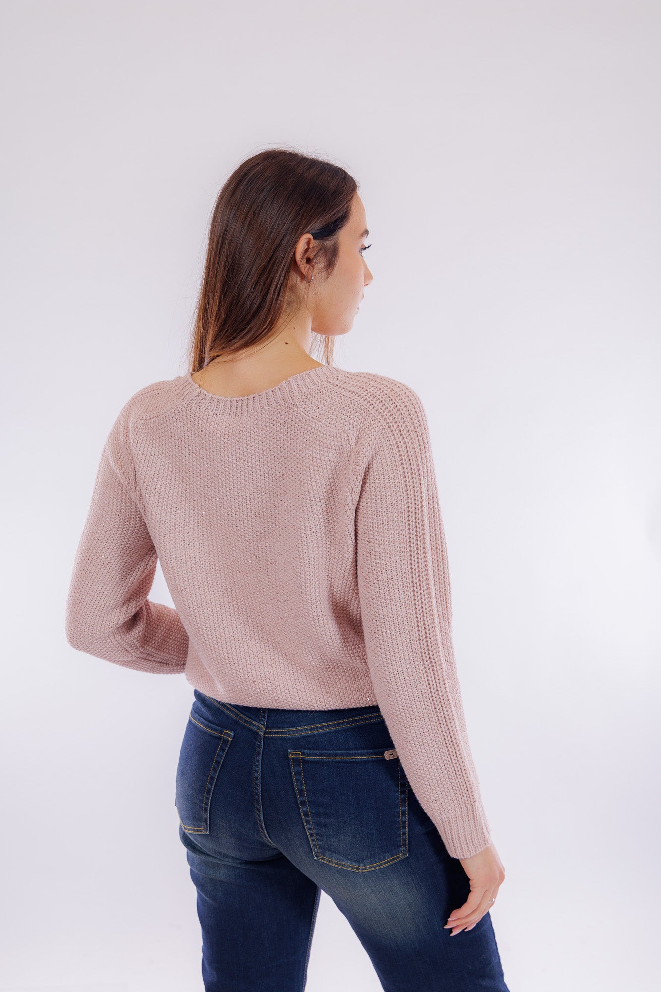 Maglia p.riso micro paillettes