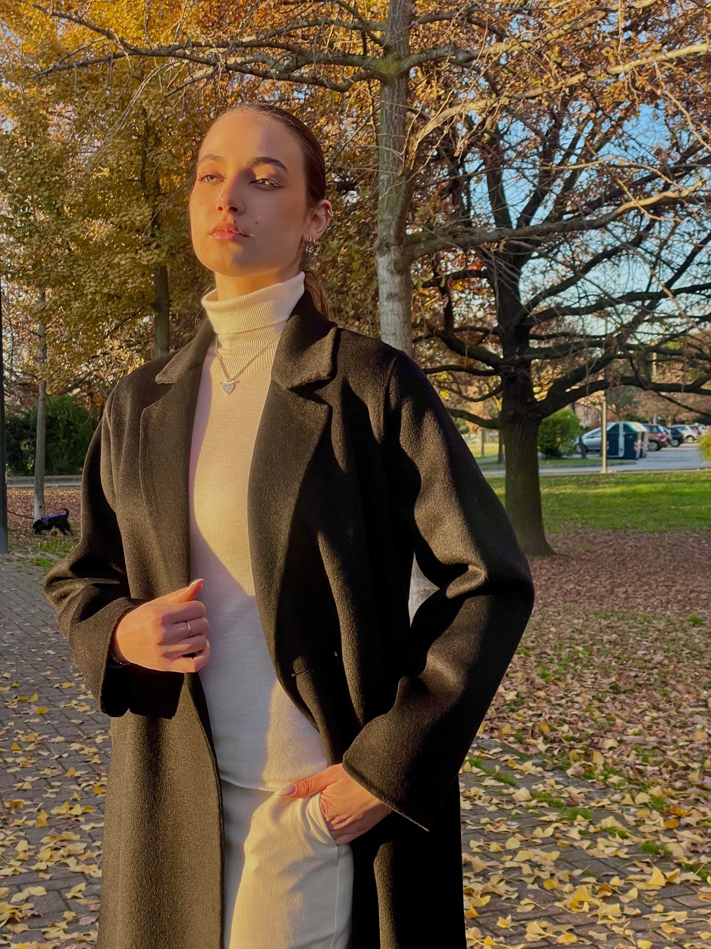 Cappotto lungo m. lana