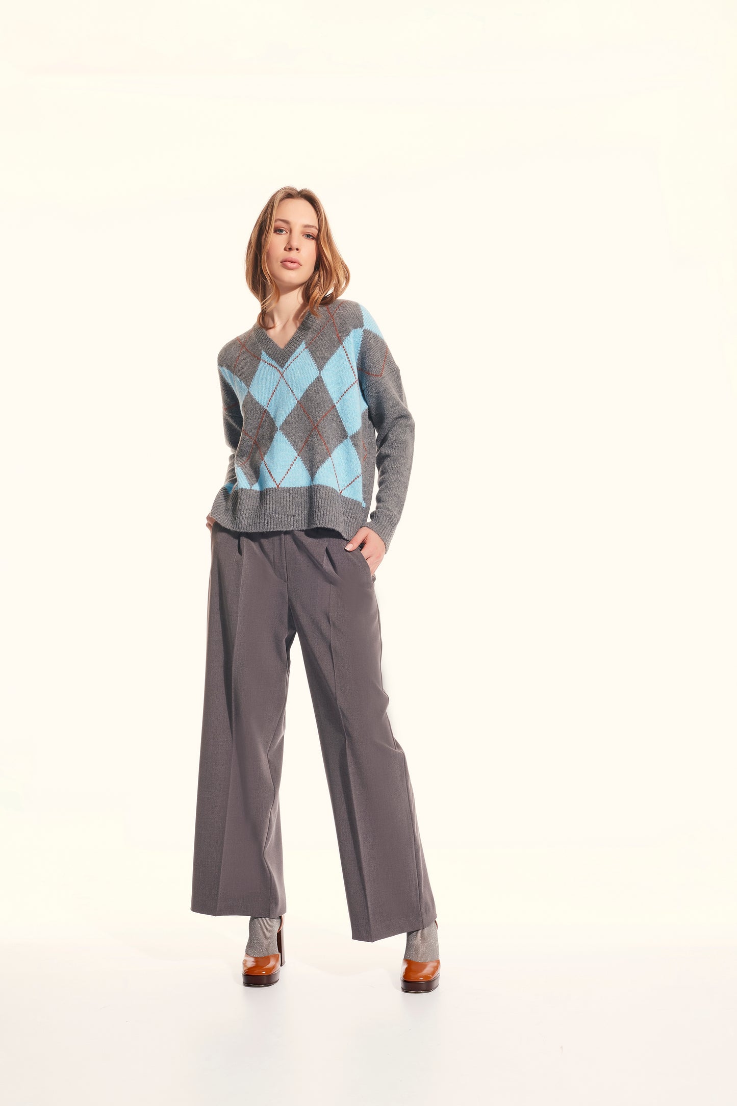 Pantalone Palazzo Flanella