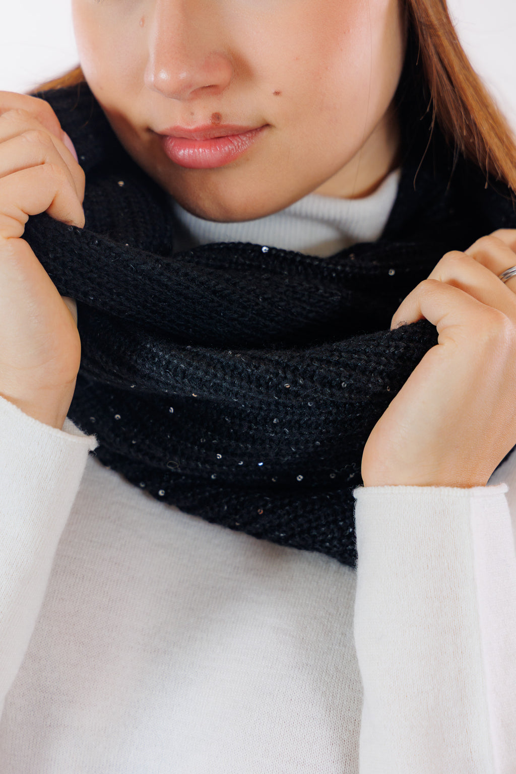 Scaldacollo micro paillettes