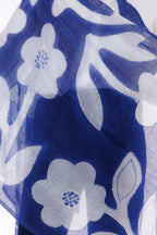Foulard lana ricamato a mano