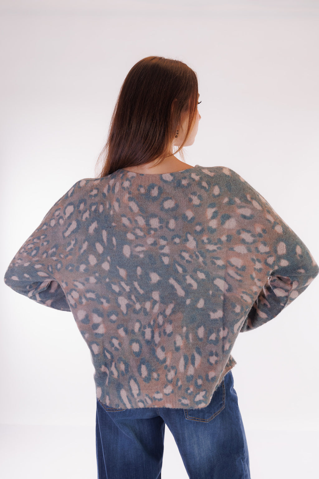 Maglione stampa animalier