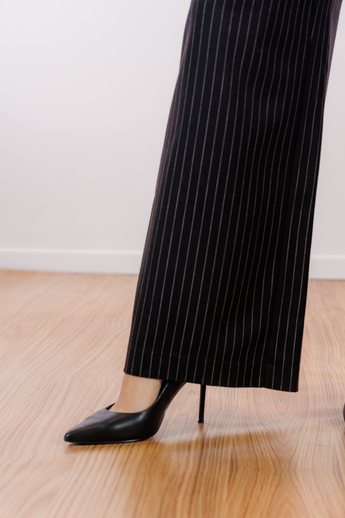 Pantalone palazzo gessato