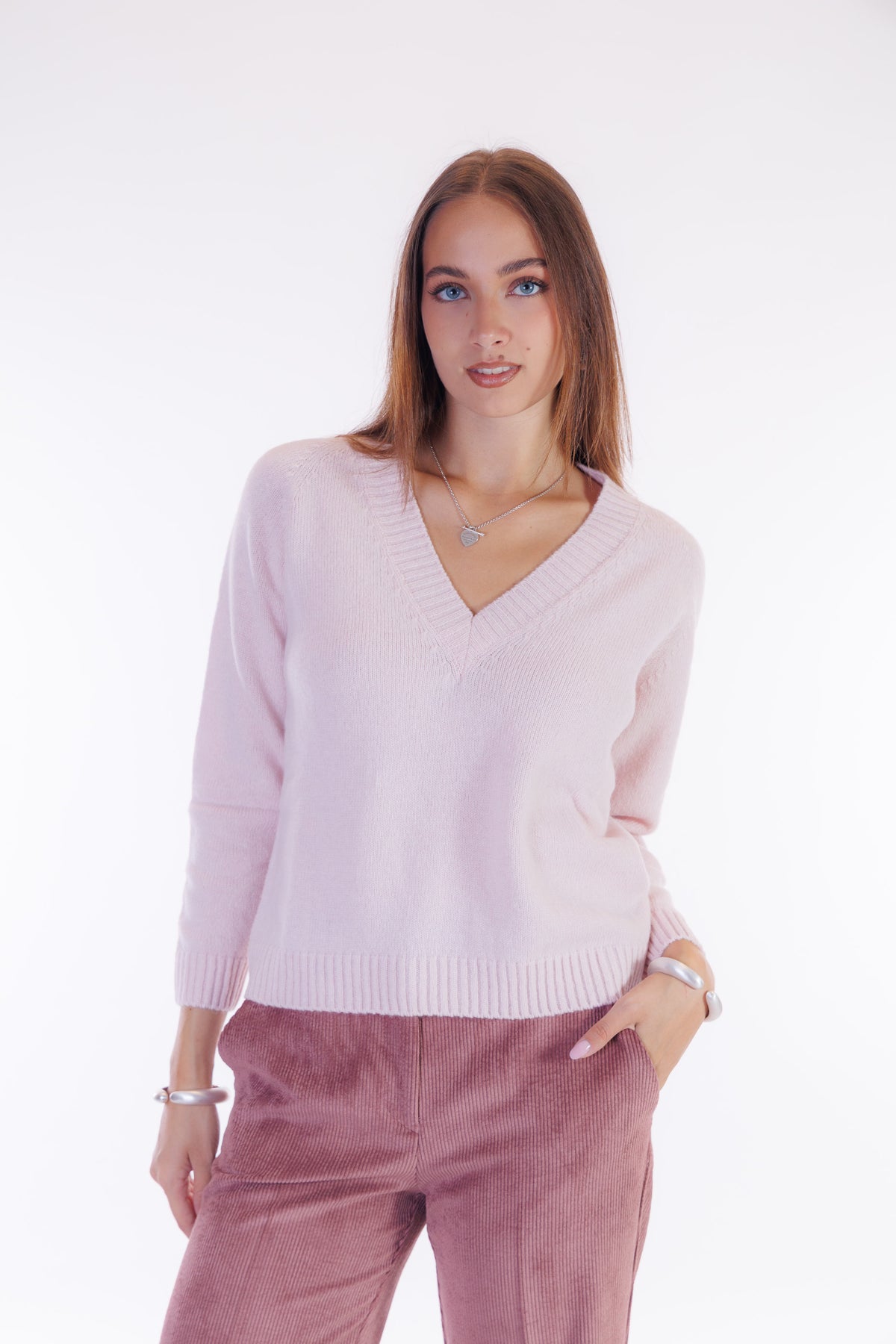 Pullover merinos e cashmere