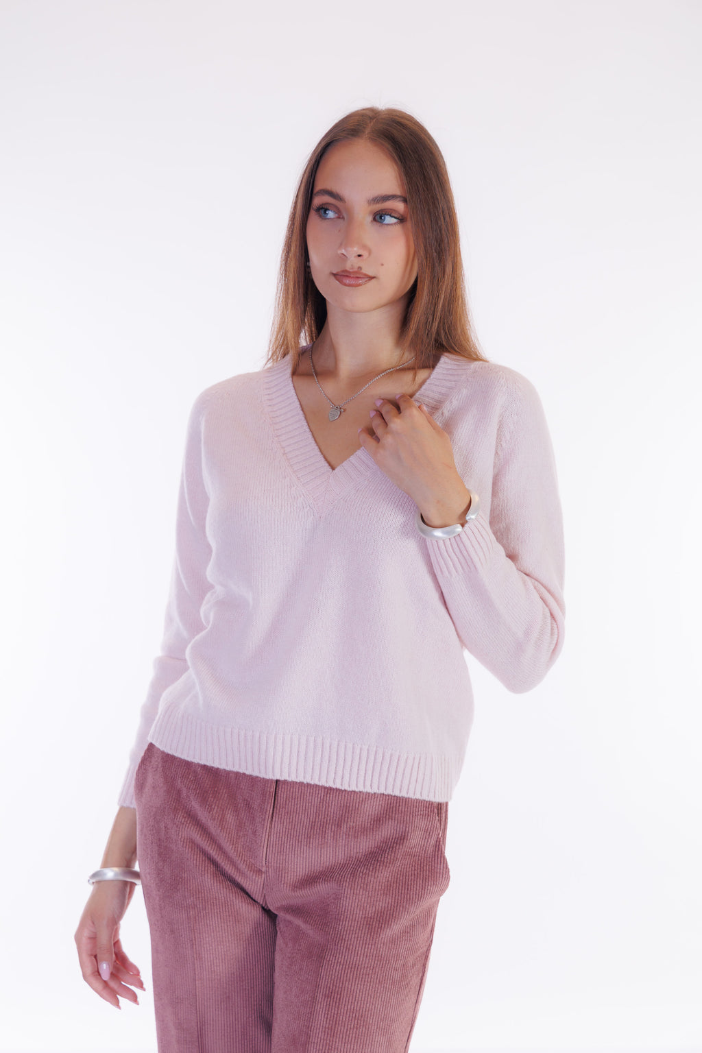 Pullover merinos e cashmere