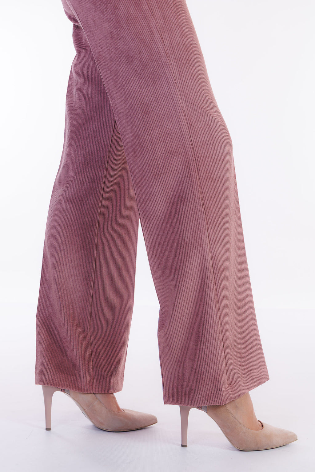 Pantalone flare velluto