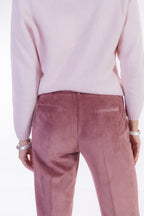 Pantalone flare velluto