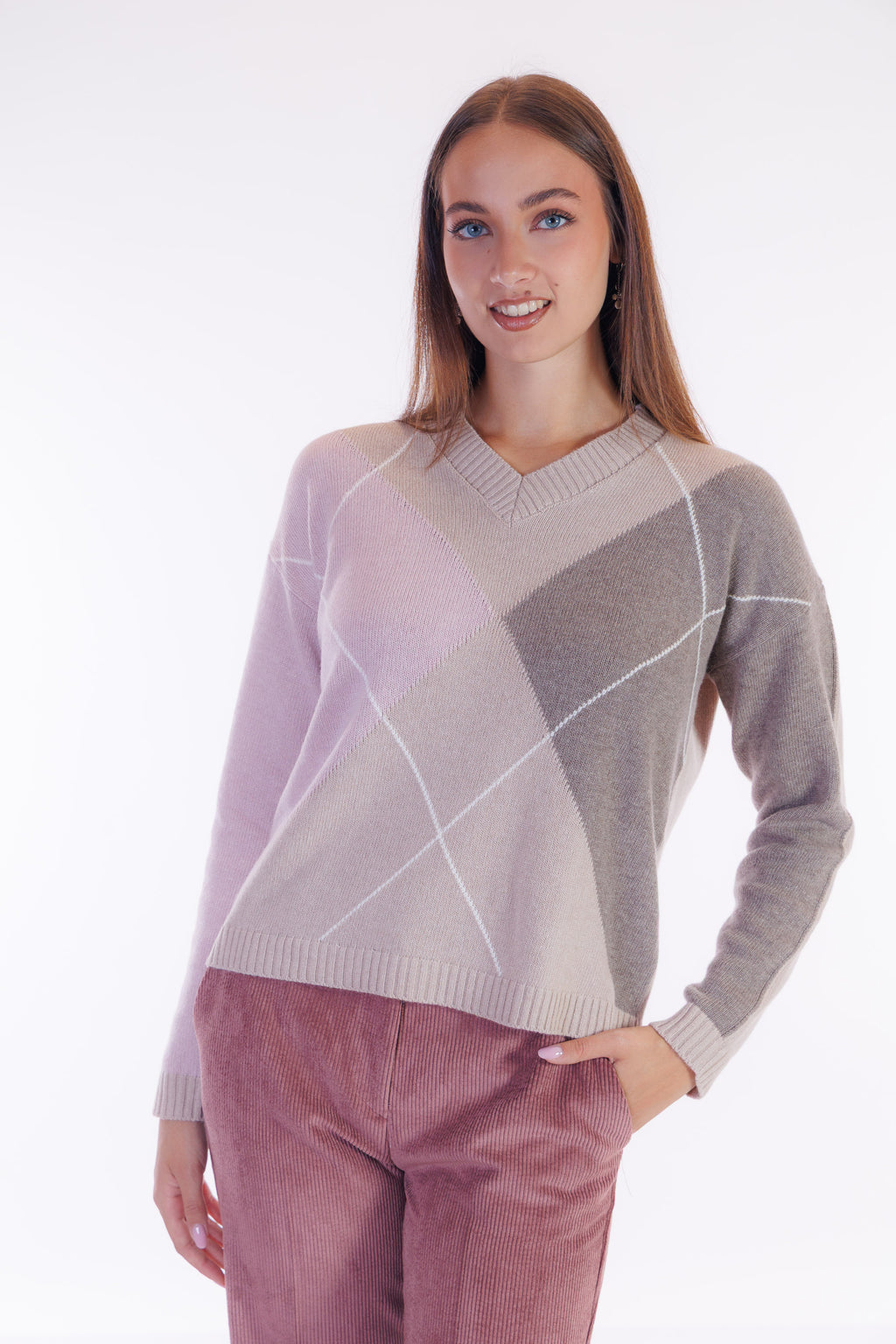 Pullover rombi