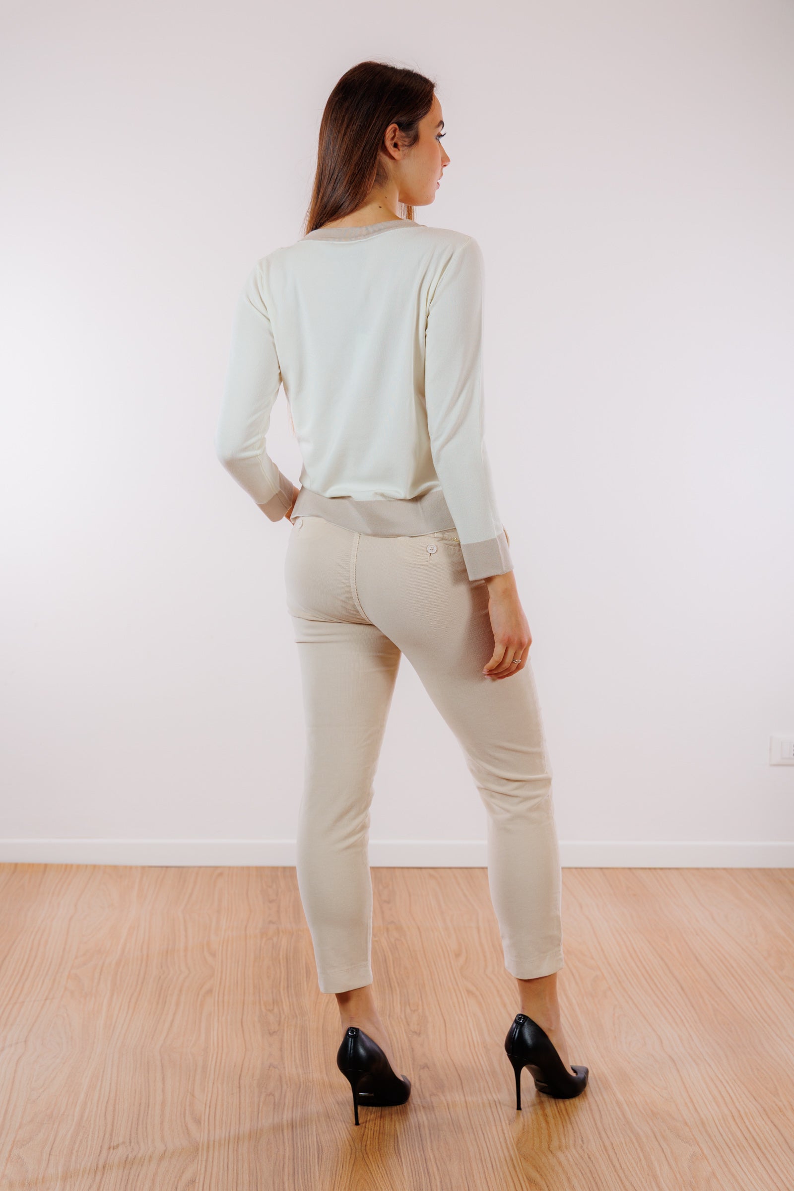 Pantalone chinos velluto
