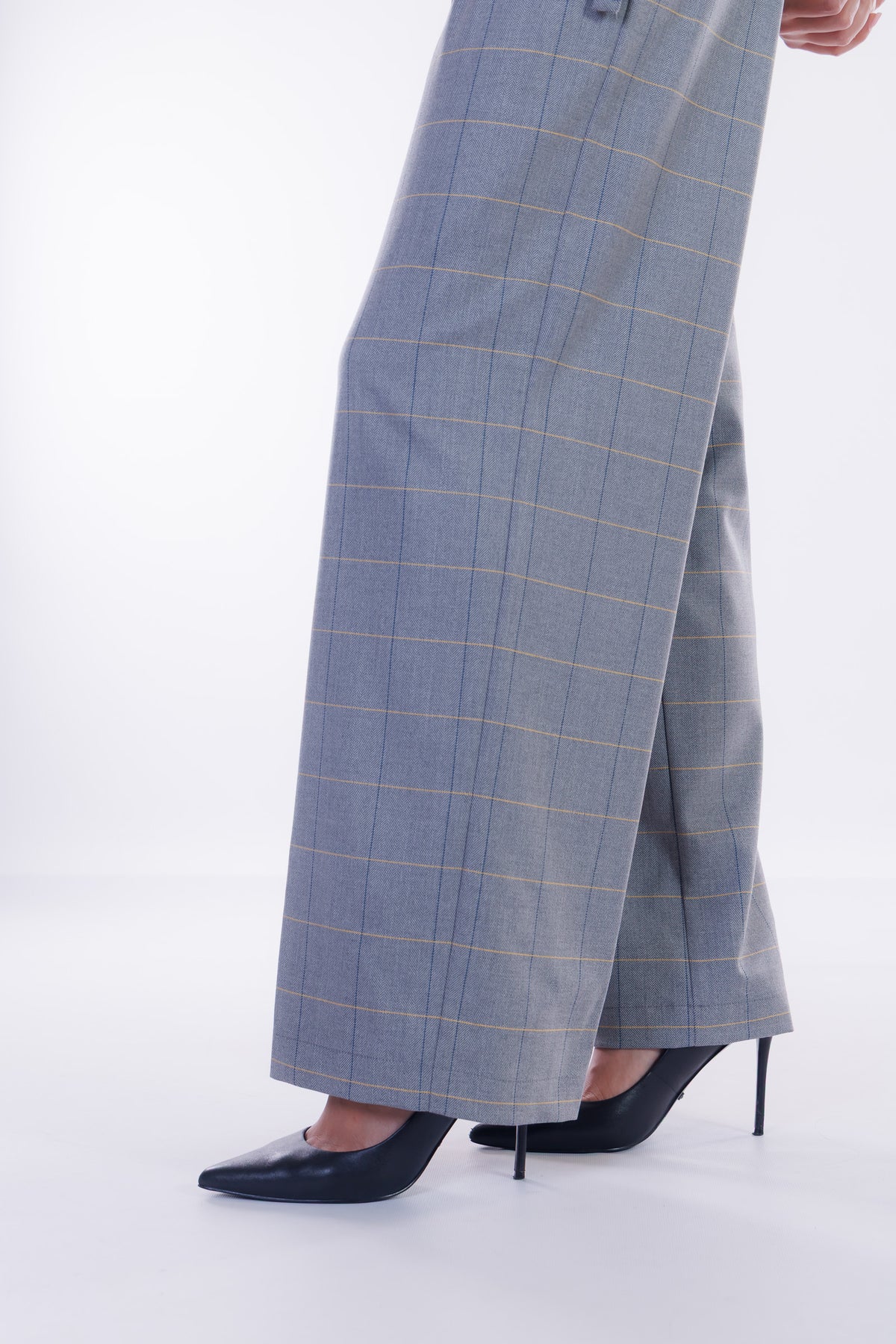 Pantalone largo flanella