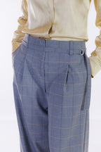 Pantalone largo flanella