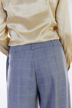Pantalone largo flanella