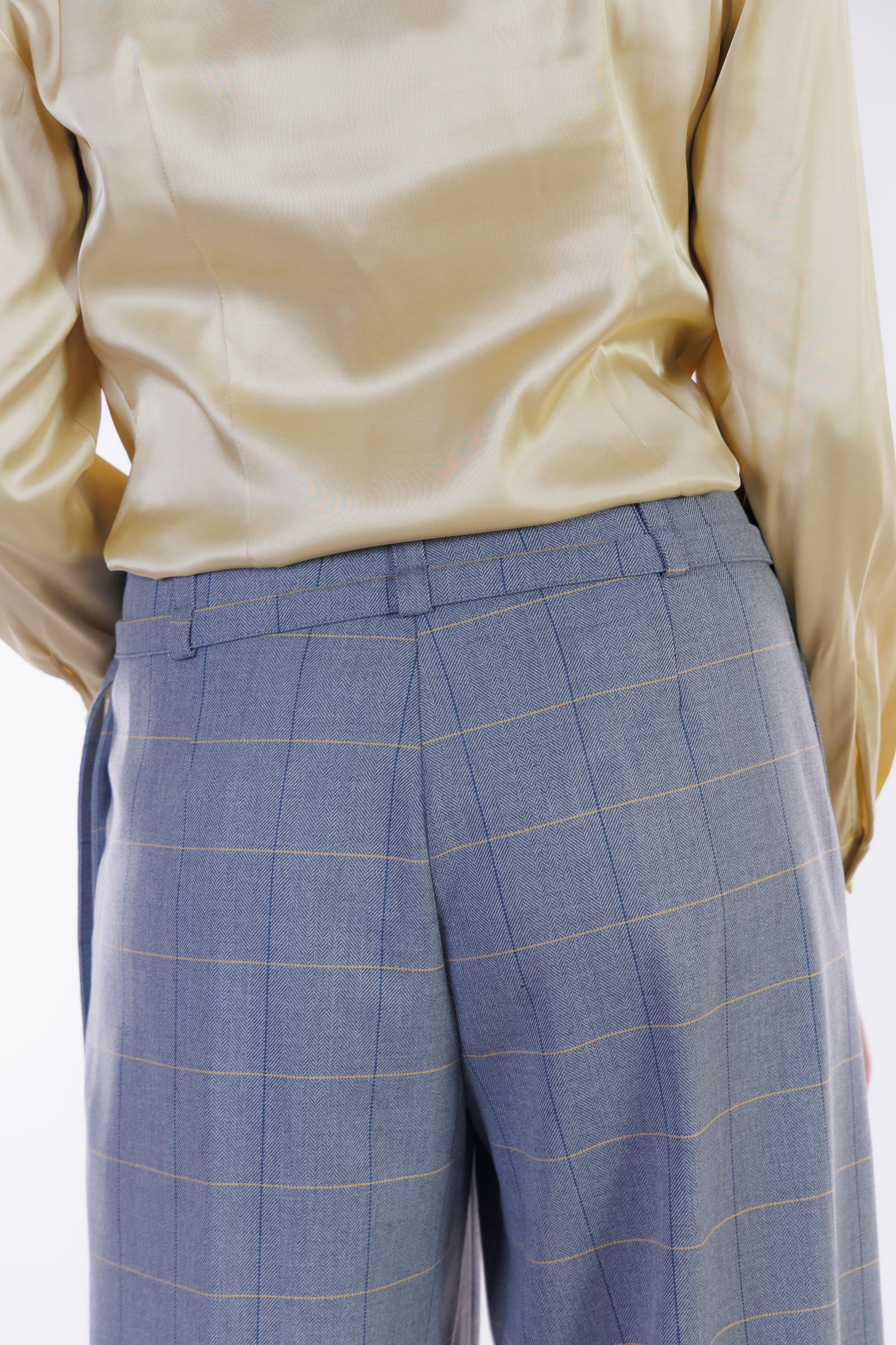 Pantalone largo flanella