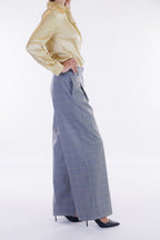 Pantalone largo flanella