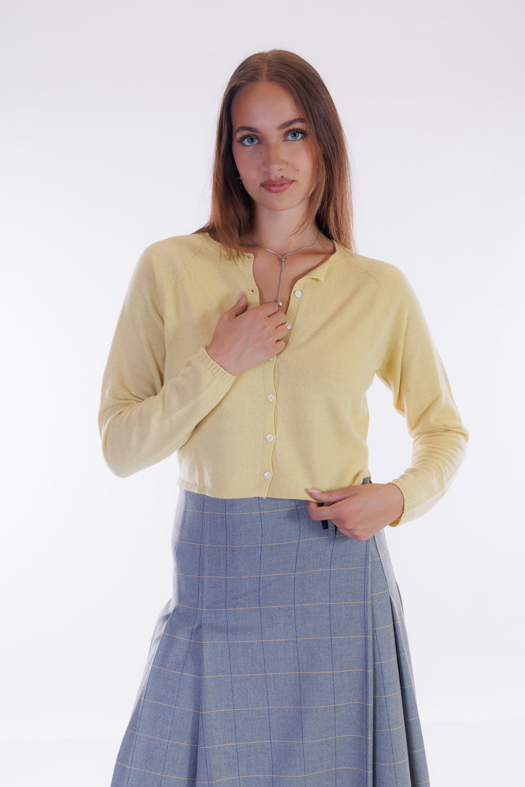 Cardigan crop m.cashmere