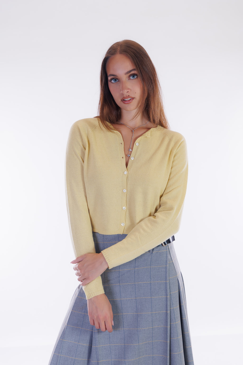 Cardigan crop m.cashmere