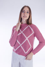 Maglia alpaca rombi