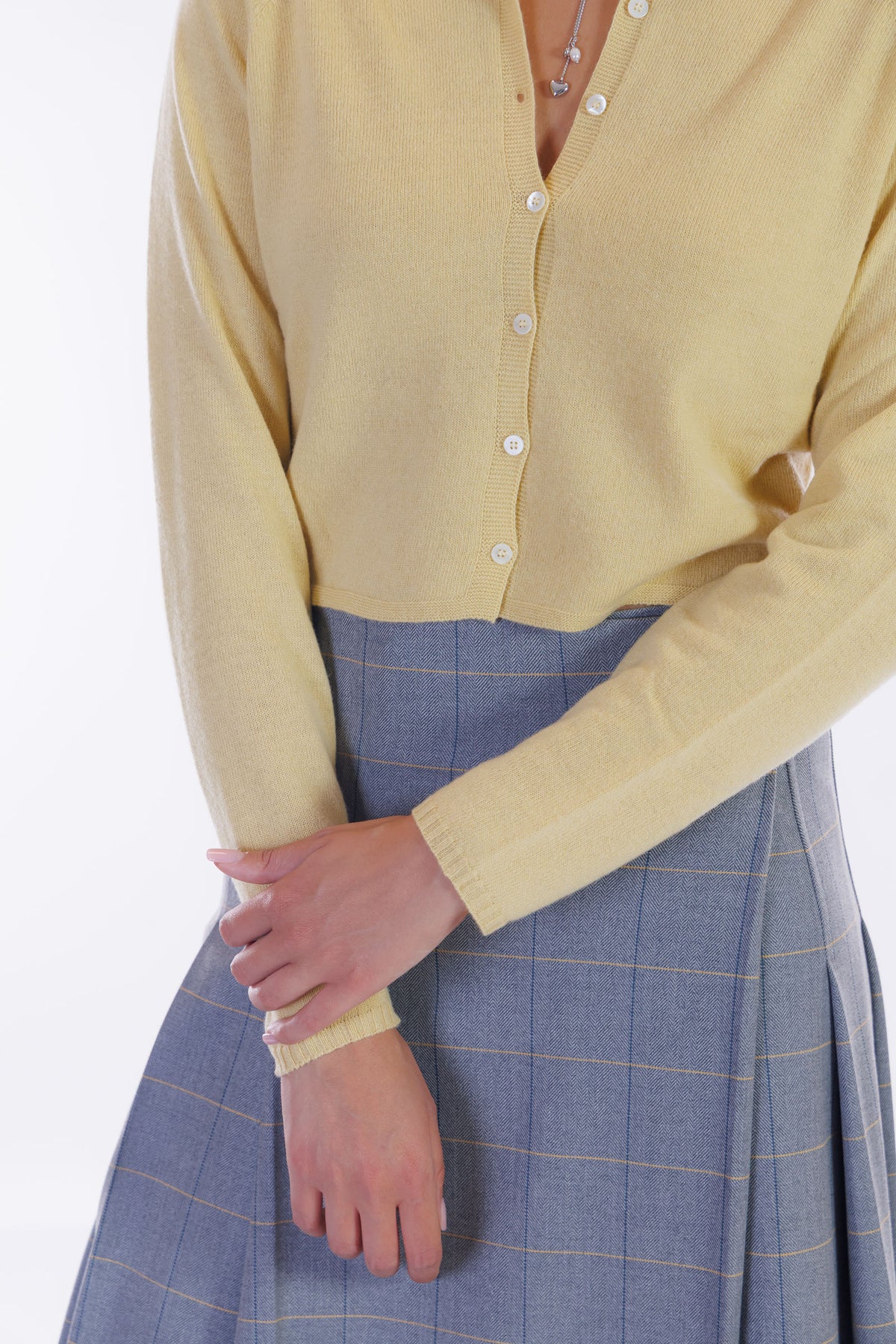 Cardigan crop m.cashmere