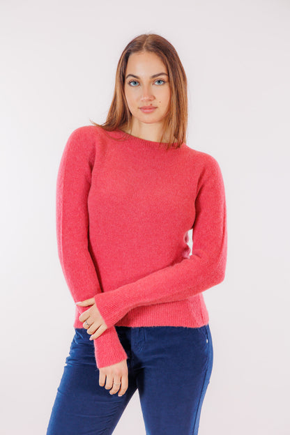 Maglia girocollo alpaca