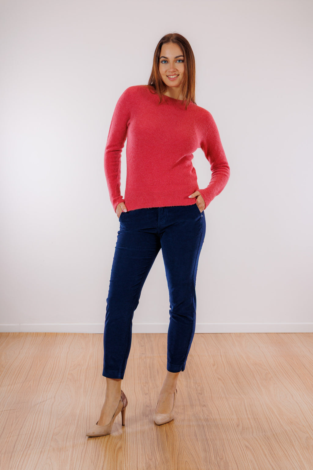 Pantalone chinos velluto