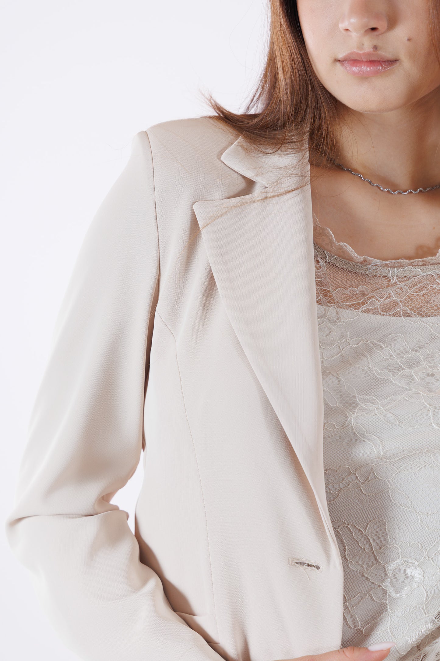 Giacca monopetto fluido