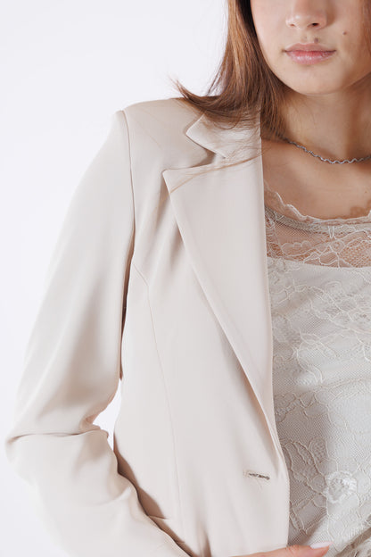 Giacca monopetto fluido