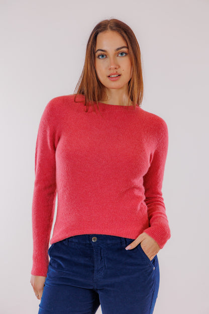 Maglia girocollo alpaca