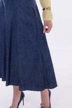 Gonna ampia denim