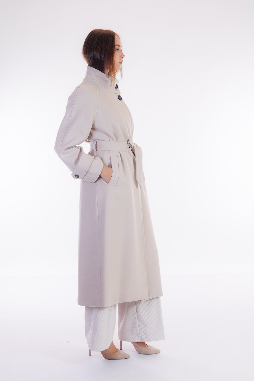 Cappotto lana shetland