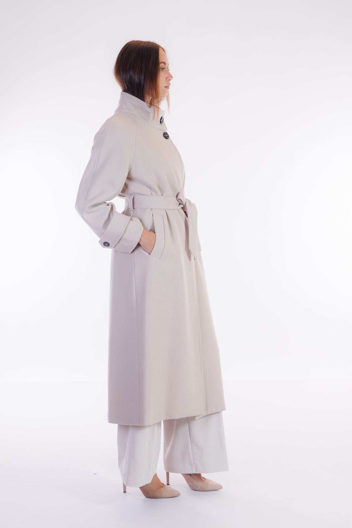Cappotto lana shetland