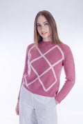 Maglia alpaca rombi