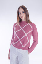 Maglia alpaca rombi