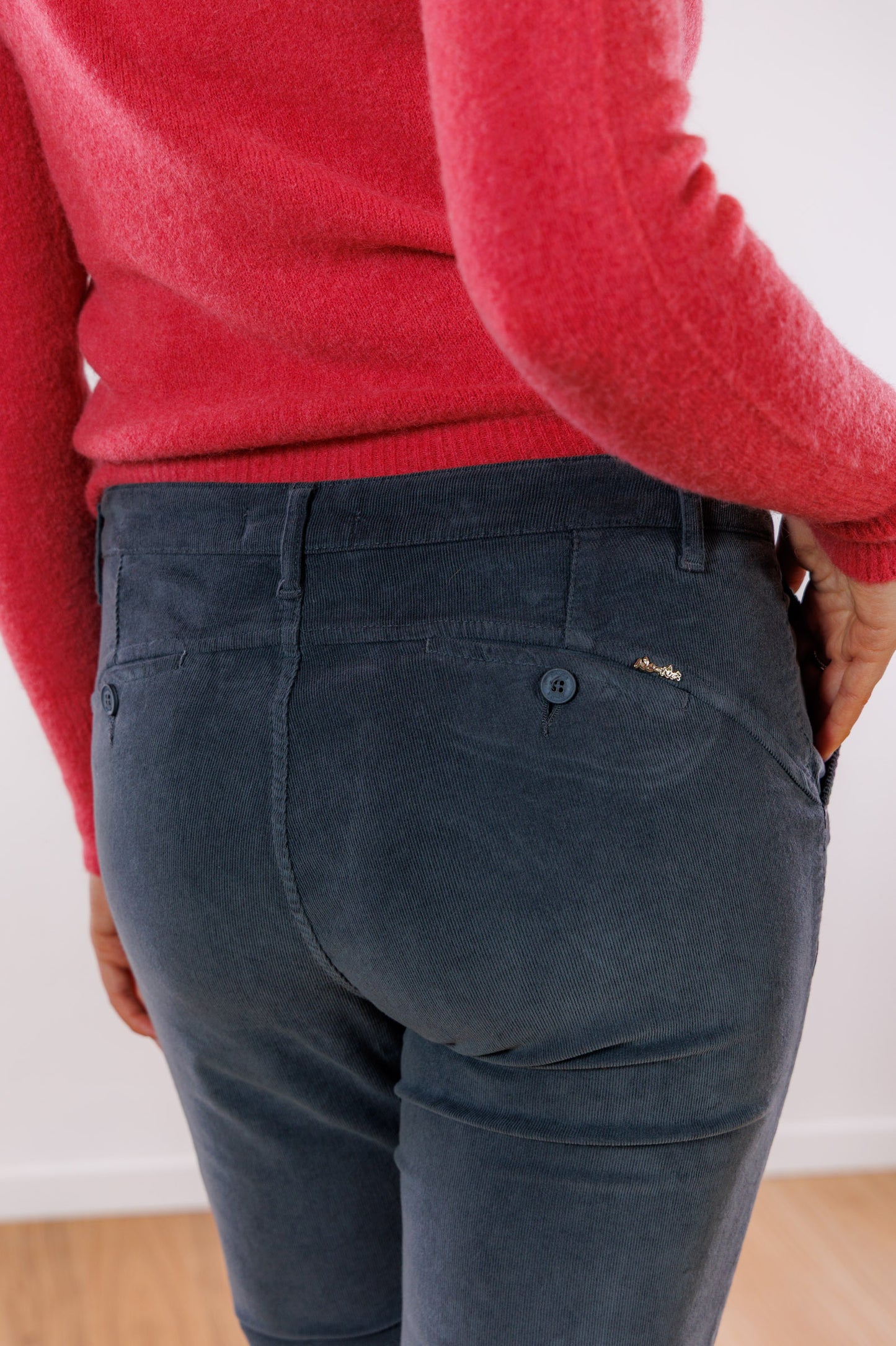 Pantalone chinos velluto