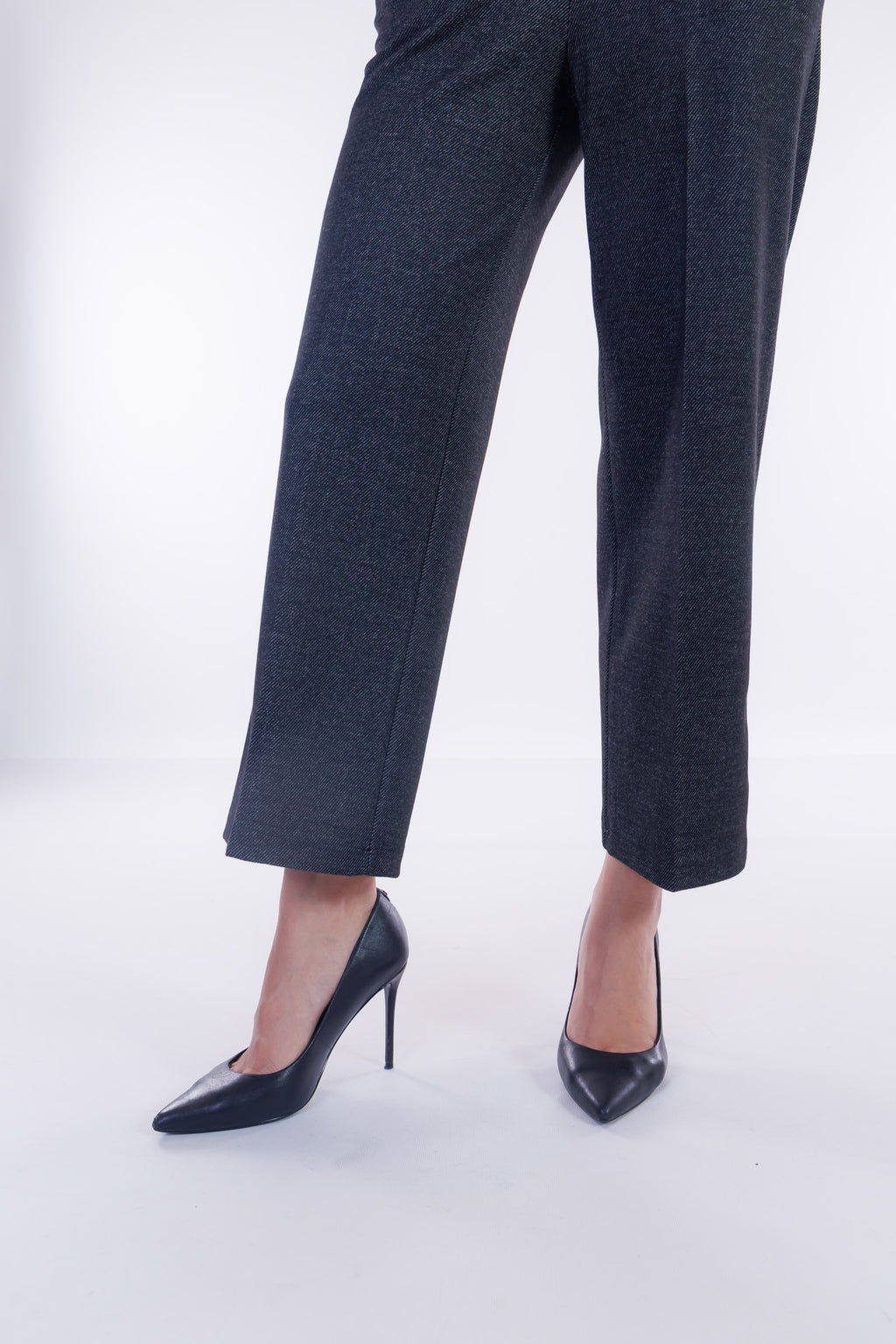 Pantalone ampio melange