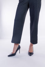 Pantalone ampio melange