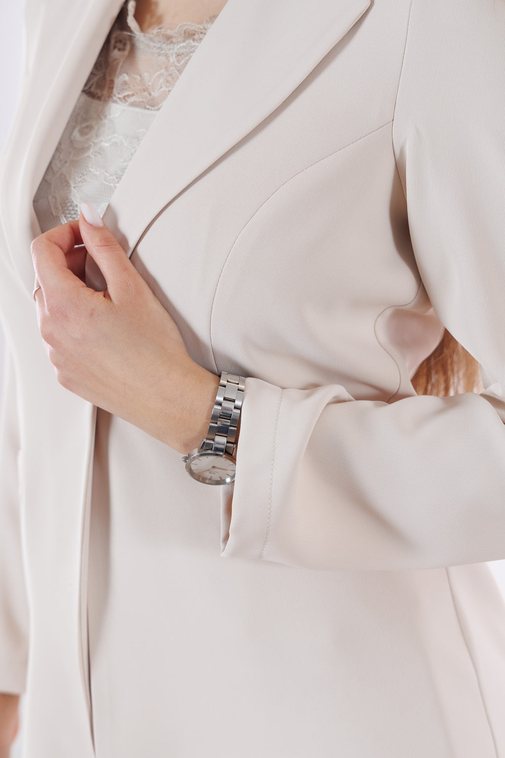 Giacca monopetto fluido