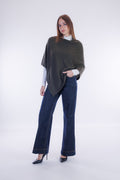 Poncho m. cashmere