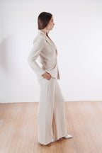 Giacca monopetto fluido