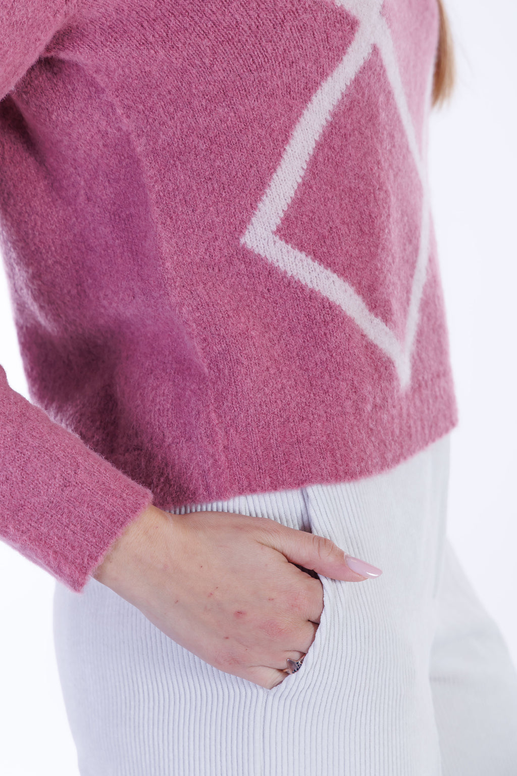 Maglia alpaca rombi