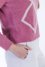 Maglia alpaca rombi