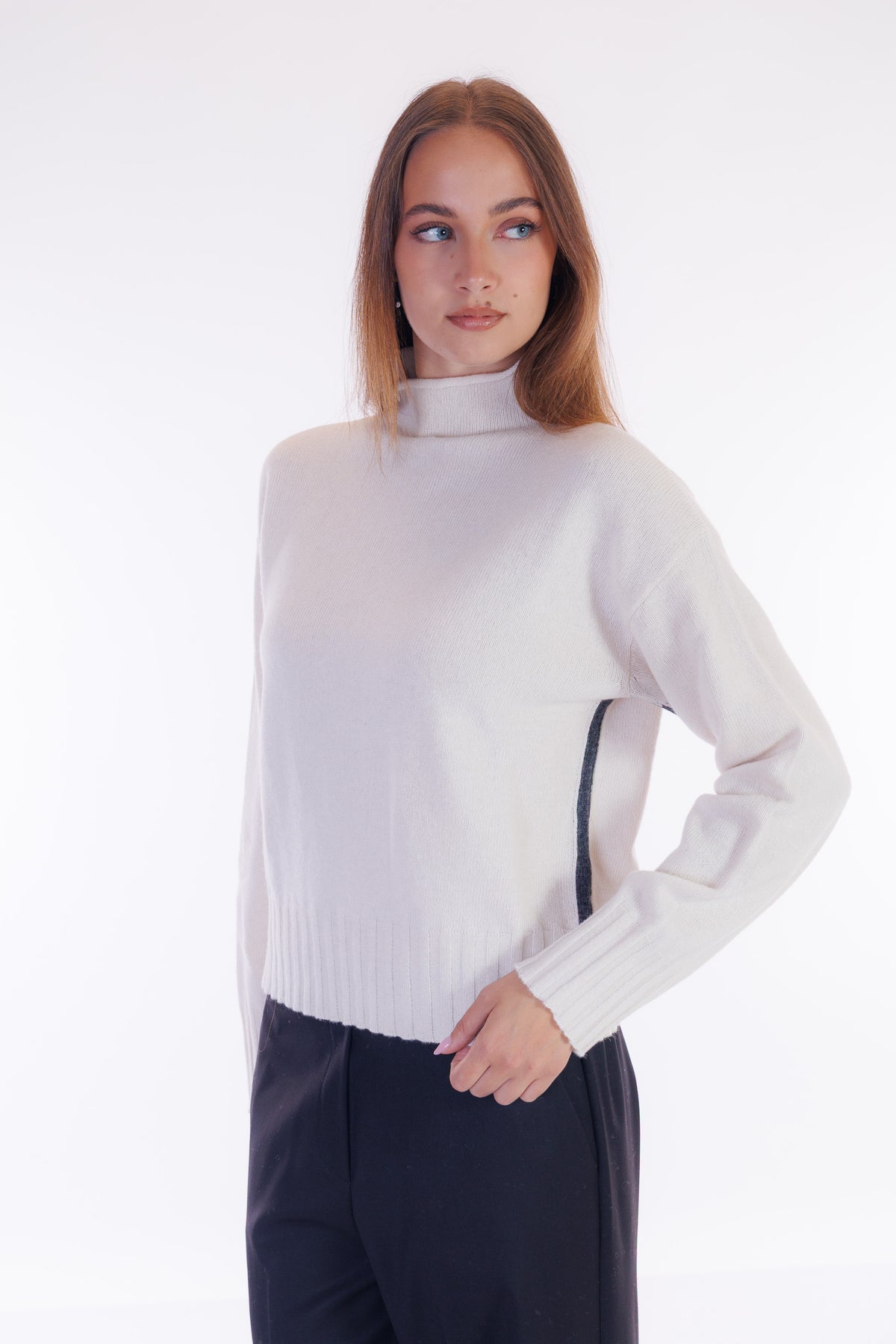 Maglia riga intarsio