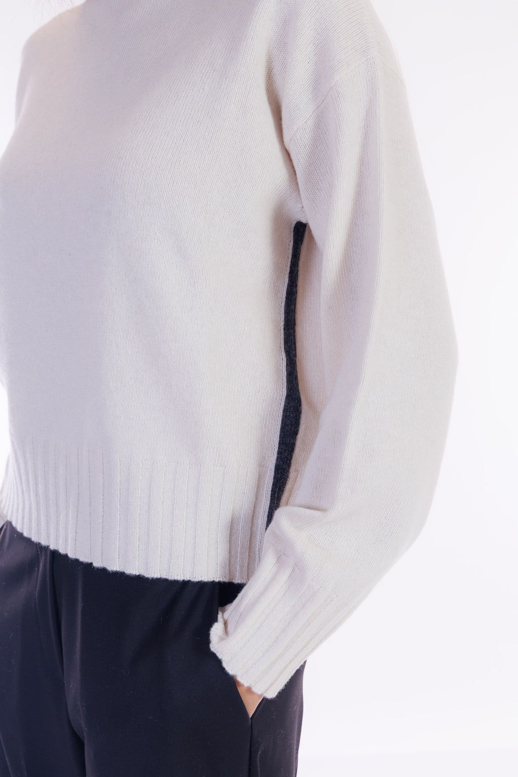 Maglia riga intarsio
