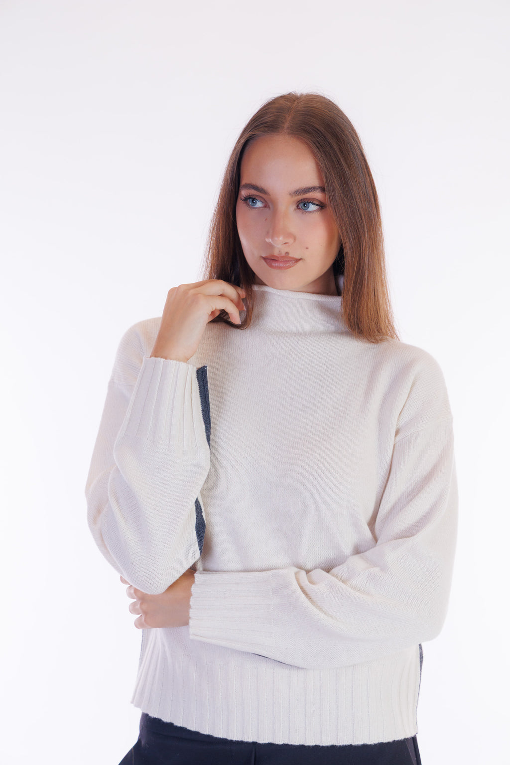 Maglia riga intarsio