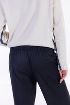 Pantalone palazzo flanella