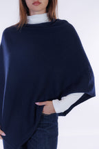 Poncho m. cashmere