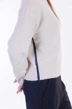 Maglia riga intarsio