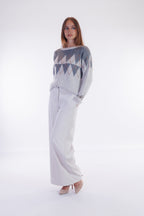 Pantalone largo velluto