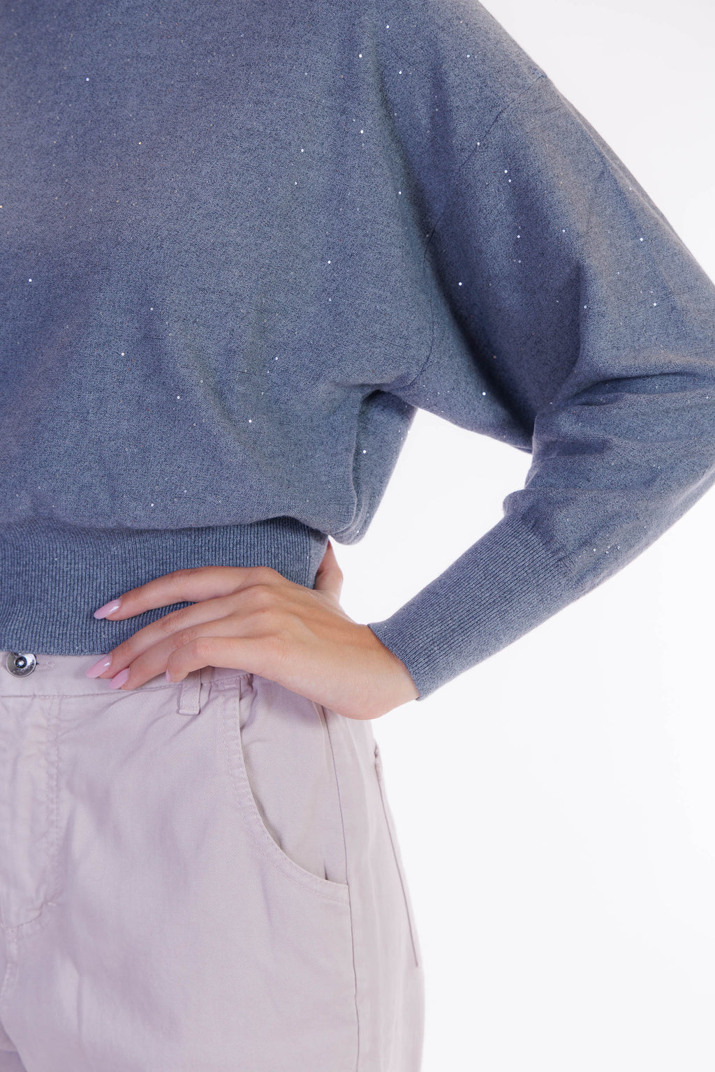 Maglia over punti luce